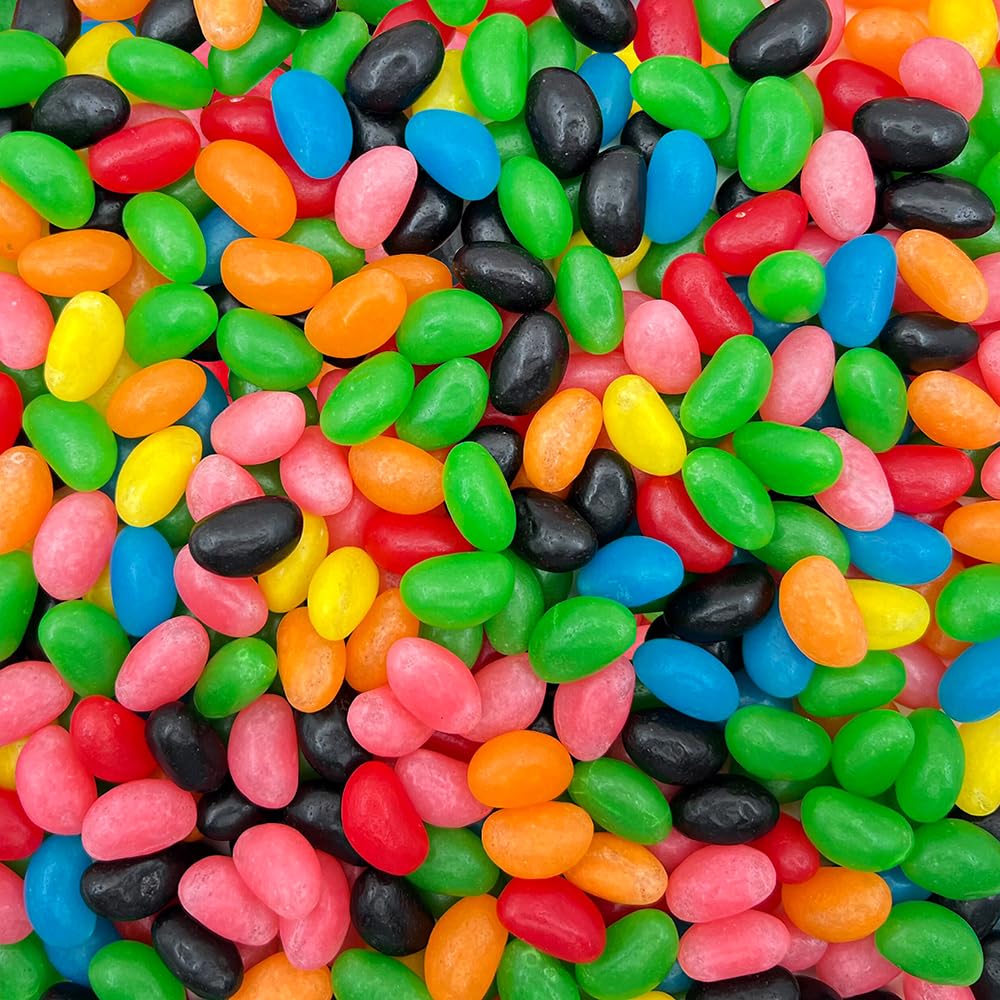 Jelly Beans - 3 Pound Bulk Pack - Fruit and Licorice Flavored Classic Candy