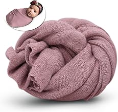Newborn Posing Wrap Newborn Photography Props Soft Stretch Knit Blanket Handmade Wrap for Baby Boys Girls Photoshoot
