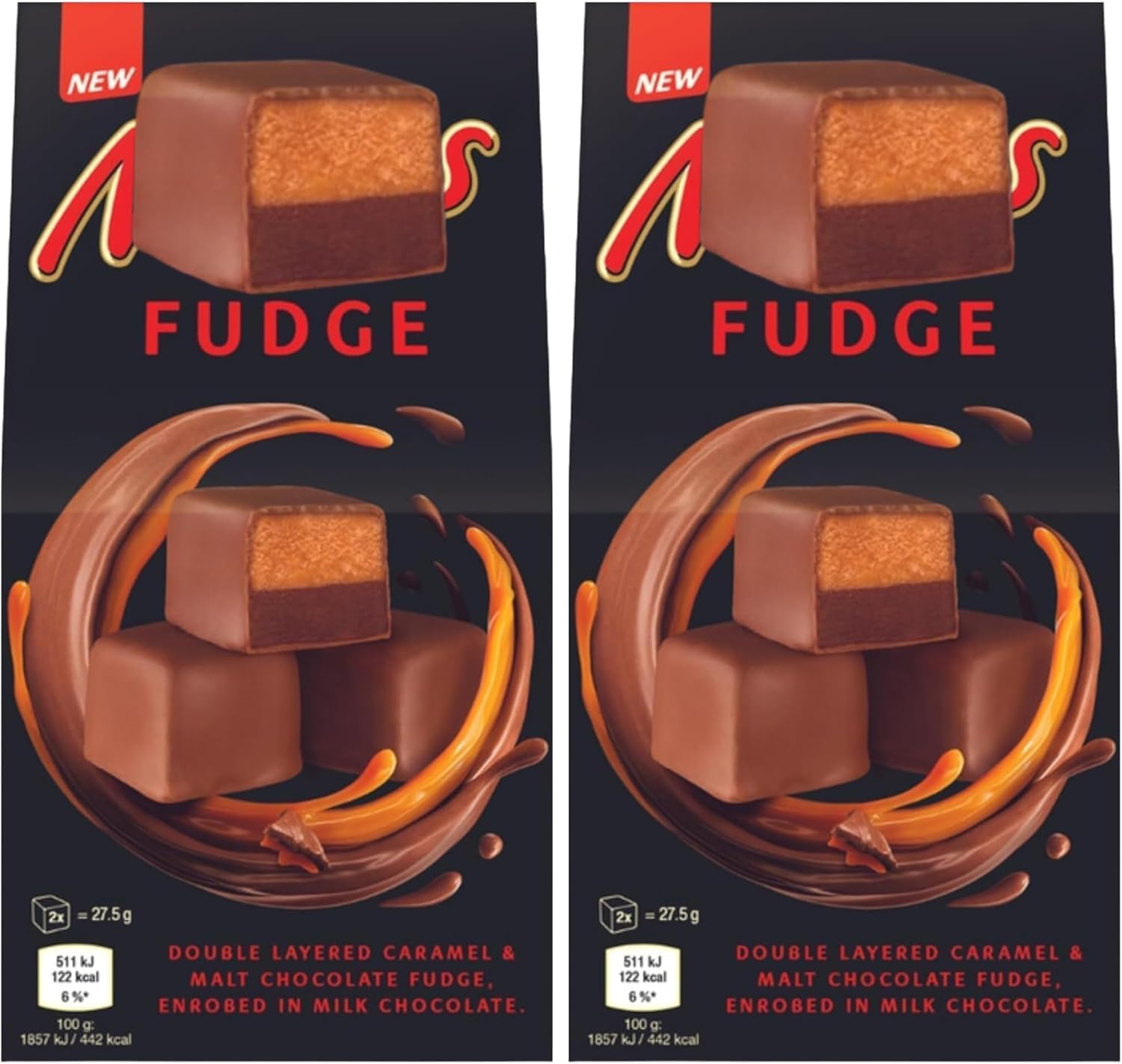 Fudge Bundle With Mars Chocolate Fudge Gift Box 110g (2 Pack)