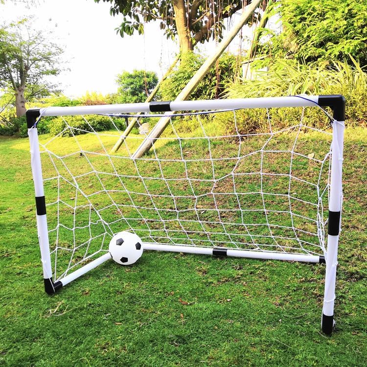 WY8 Kids Football Goals Junior Soccer Football Goals Nets, football goals for kids Children Junior Fun Football Training Practice 120CM