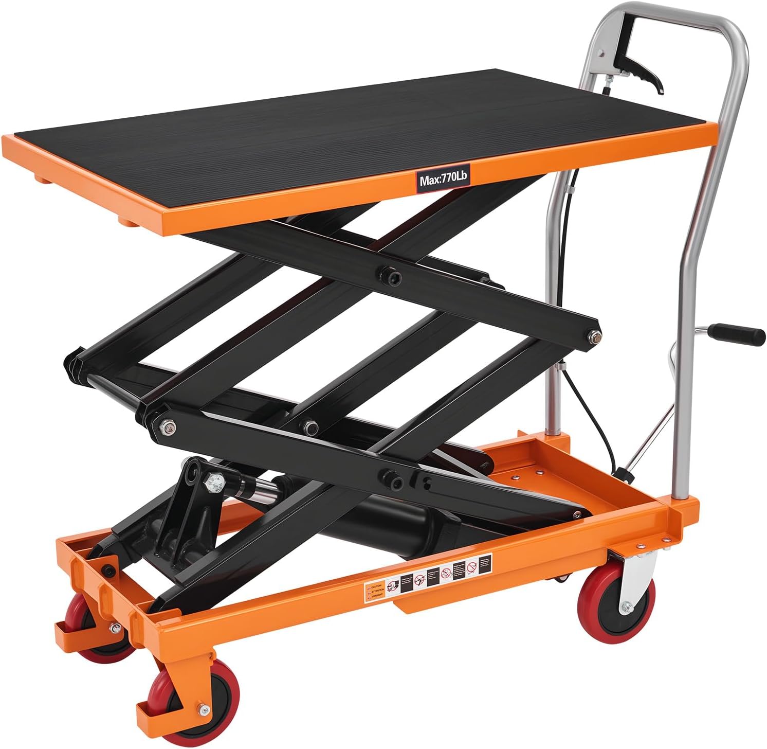 SPECRAFT 770 Lbs Hydraulic Lift Table Cart