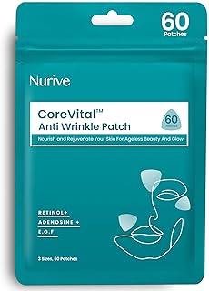 Advanced Anti Wrinkle Patches | Forehead Wrinkle Patches & Smile Line Patches | Retinol Face Tape for Wrinkles | Collagen Overnight Wrinkle Patches for Face to Help Wrinkles Between Eyebrows