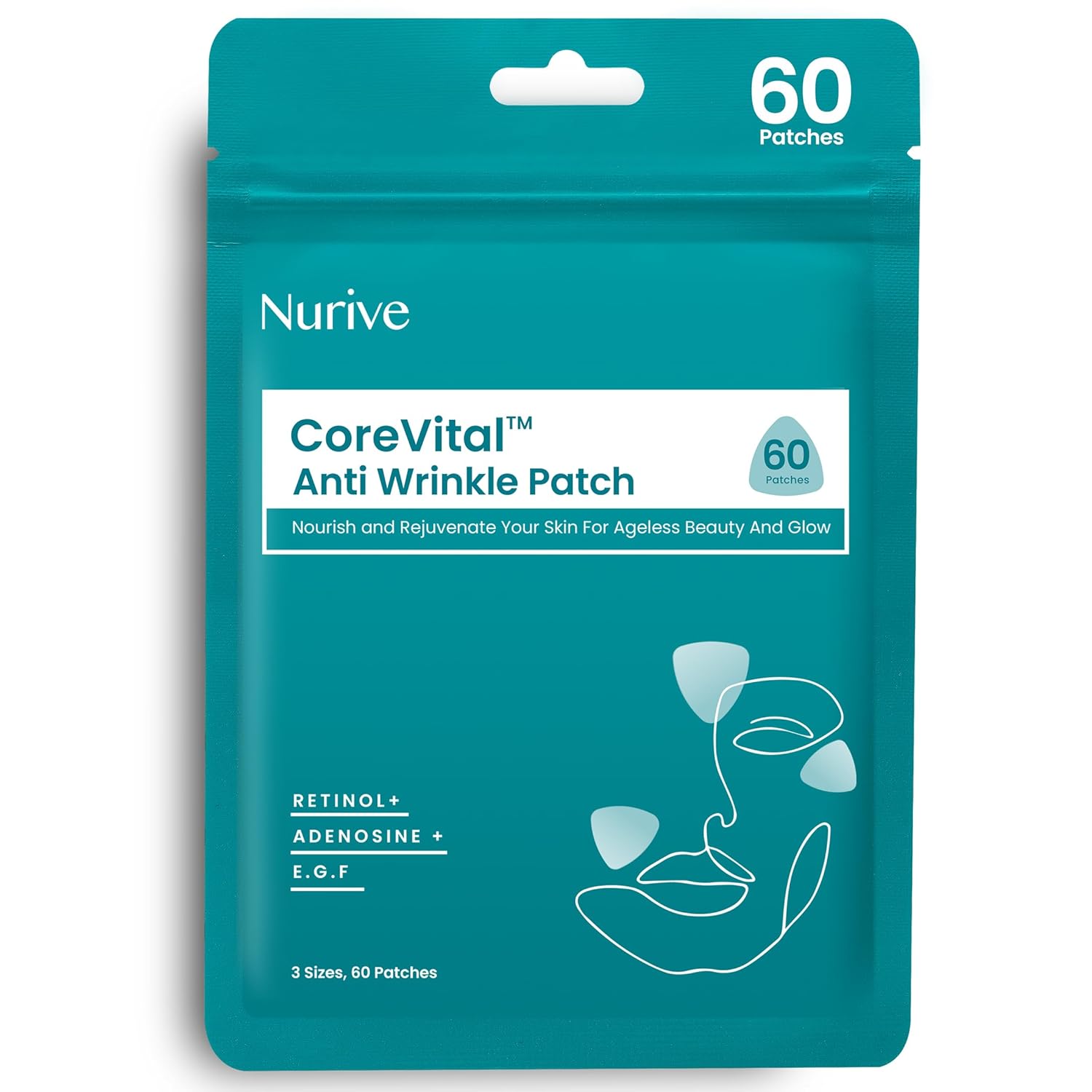 Advanced Anti Wrinkle Patches | Forehead Wrinkle Patches & Smile Line Patches | Retinol Face Tape for Wrinkles | Collagen Overnight Wrinkle Patches for Face to Help Wrinkles Between Eyebrows