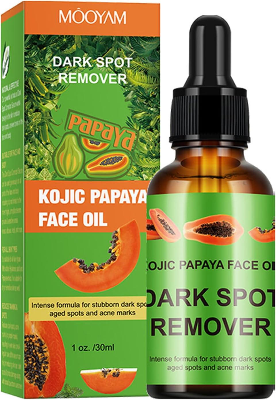 Papaya Kojic Acid Serum - Dark Spot Remover Facial Serum, Hydrating Brightening Serum for Face and Body Anti Aging Nourish & Hydrate Dull & Dry Skin Reduces Fine Lines, Wrinkles and Dark Spot