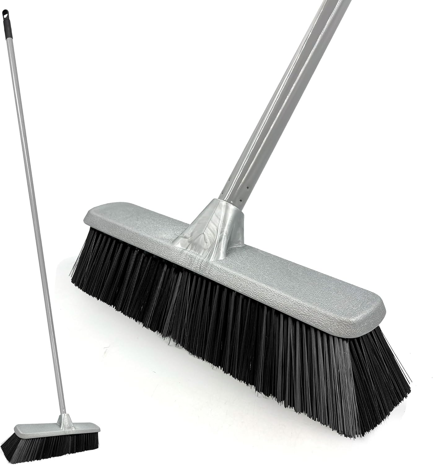 Sweeping Brush Indoor - Durable Floor Brush Indoor Broom with Durable Bristle Broom, Laminate Sweeper with Strong Handle, For Cleaning Kitchen Bedroom Laminate Wood Tile etc