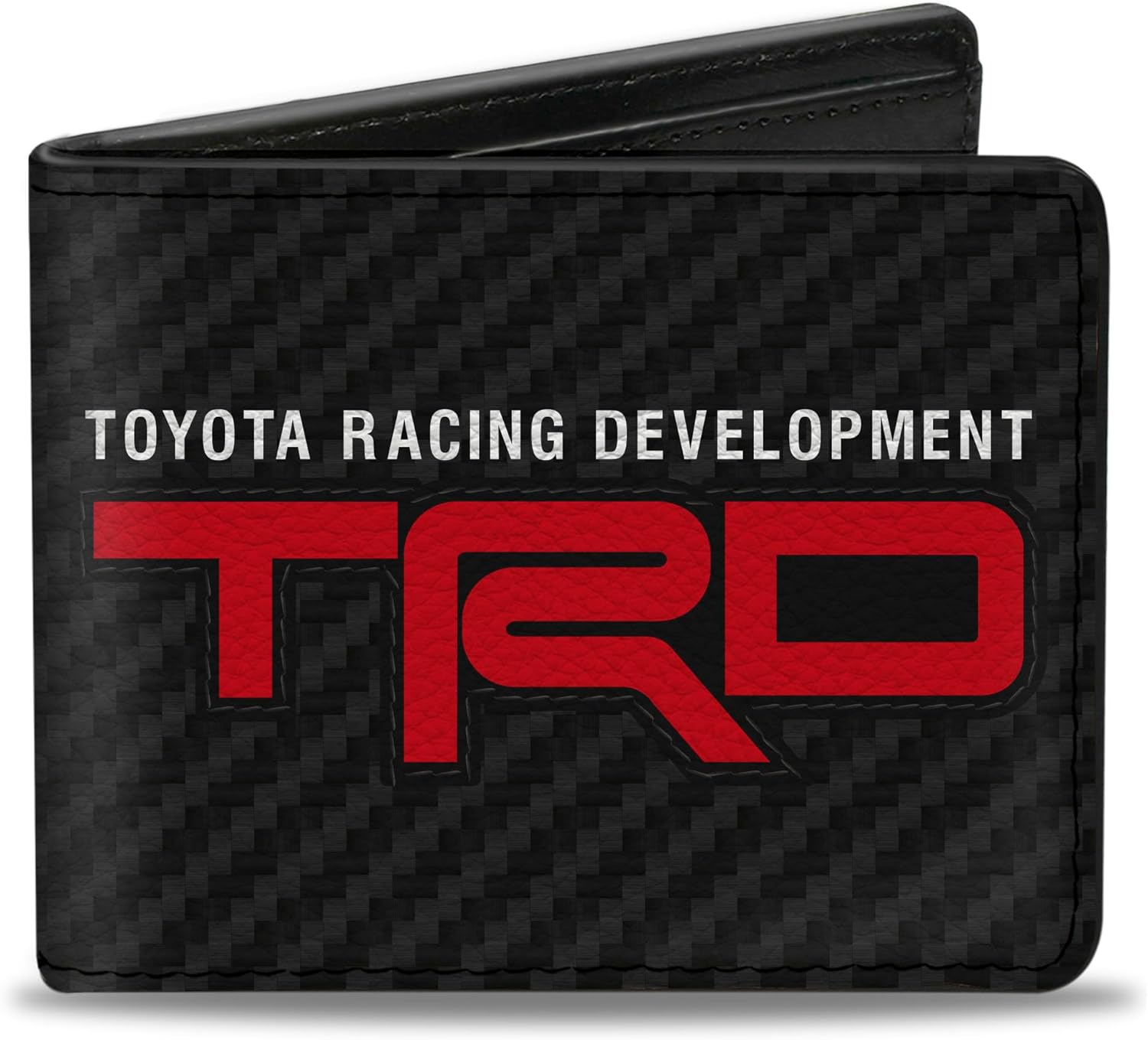 Toyota Wallet, Bifold, Toyota Racing Development TRD and Toyota Logos Step Stripe, Vegan Leather