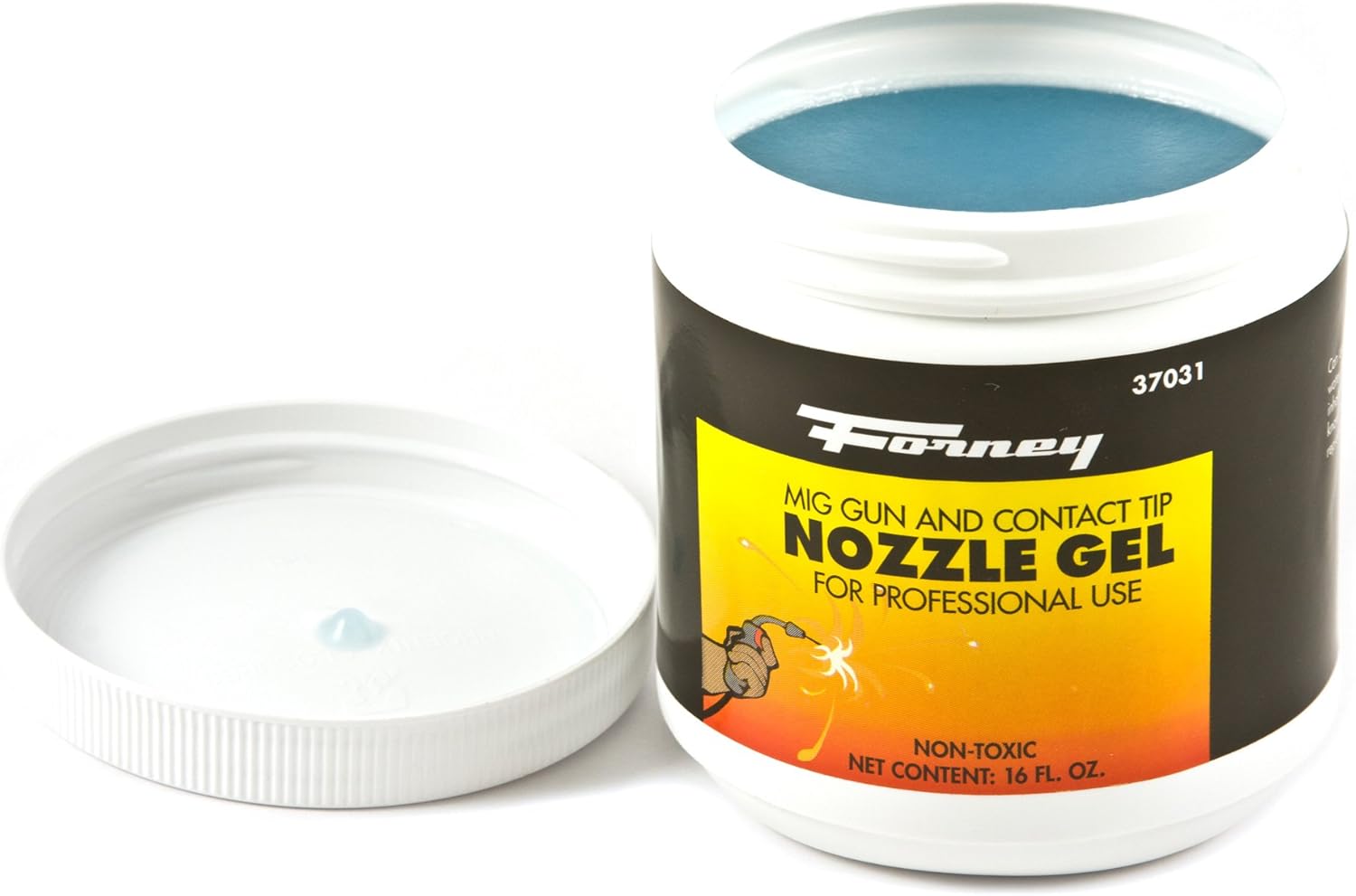 Forney 37031 Nozzle Gel For Mig Welding, 16-Ounce , White