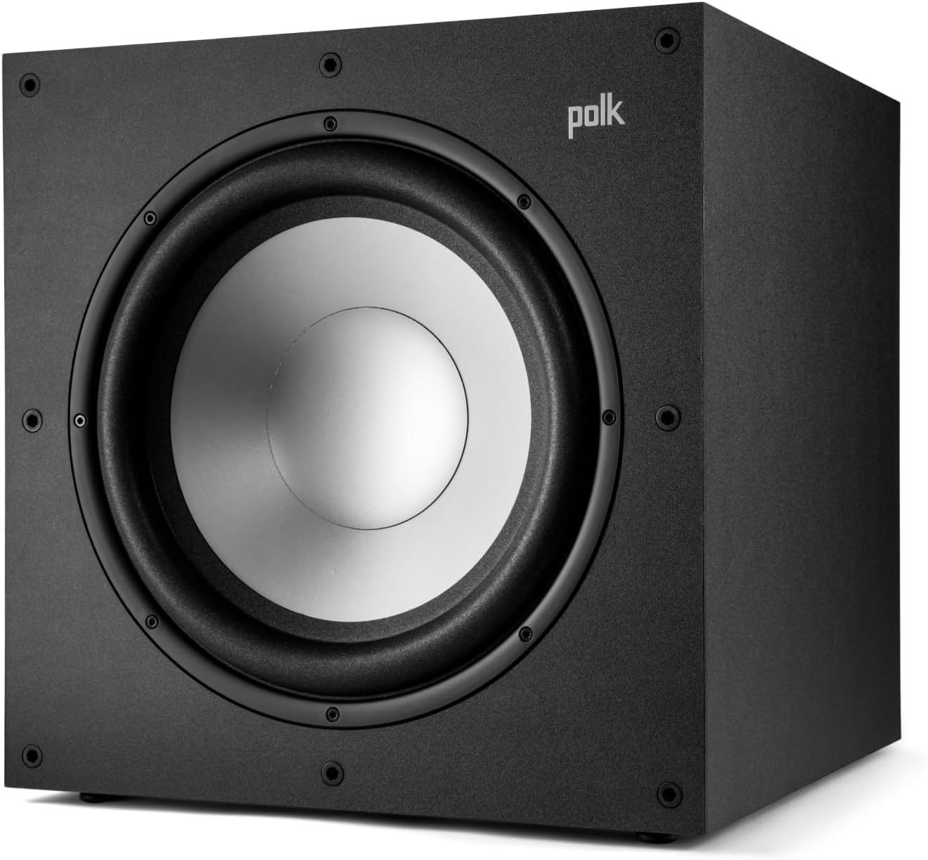 Polk Audio Monitor XT12 Active 12-Inch Subwoofer, 100W Class AB Amplifier, Bass Box for Home Cinema and Music - Black