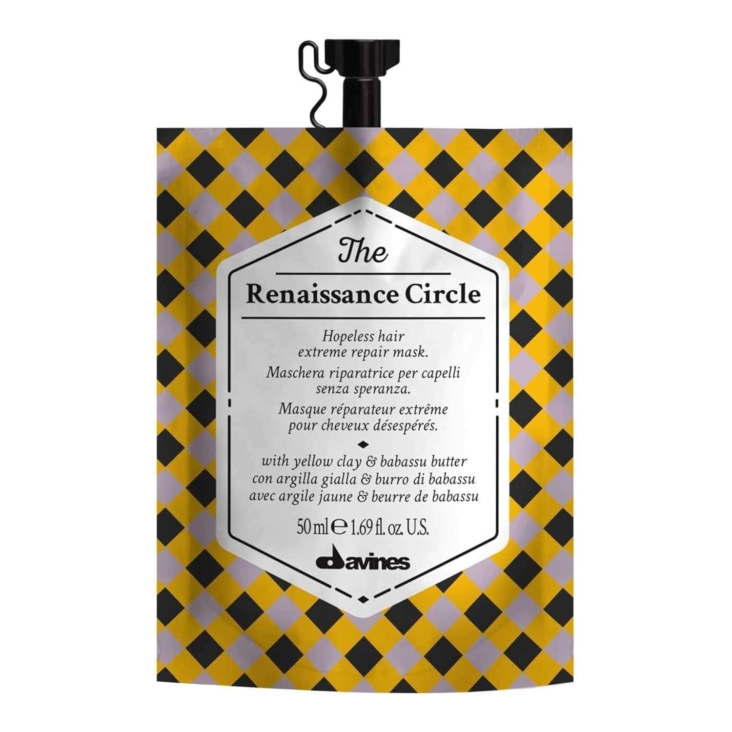 Davines The Circle Chronicles, Travel-Sized Hair Mask And Scalp Treatment, Nourish, Add Shine, Repair, Purify, Revitalize, Soothe, Protect And Maintain Hydration