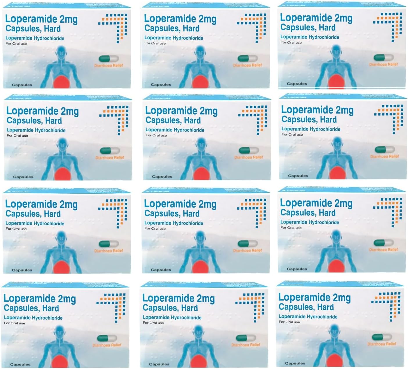 144 Anti Diarrhea Tablets – Anti Loose Motion Instant Diarrhea Capsules