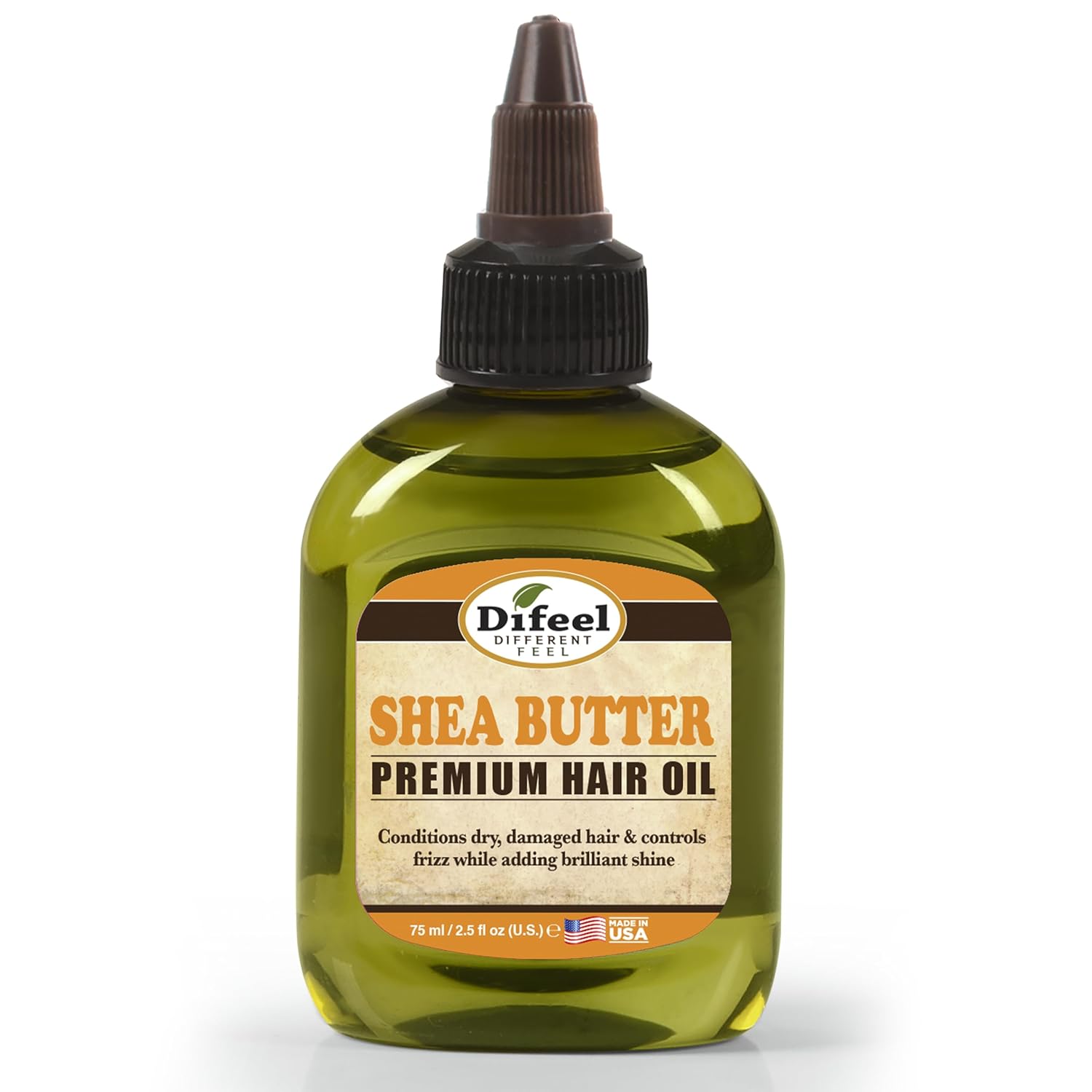 Difeel Premium Natural Hair Oil - Shea Butter 2.5 ounce