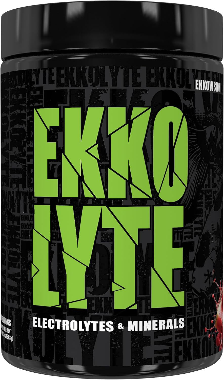 Ekkovision Ekkolyte Electrolyte Powder, Raspberry Watermelon, 120 Servings
