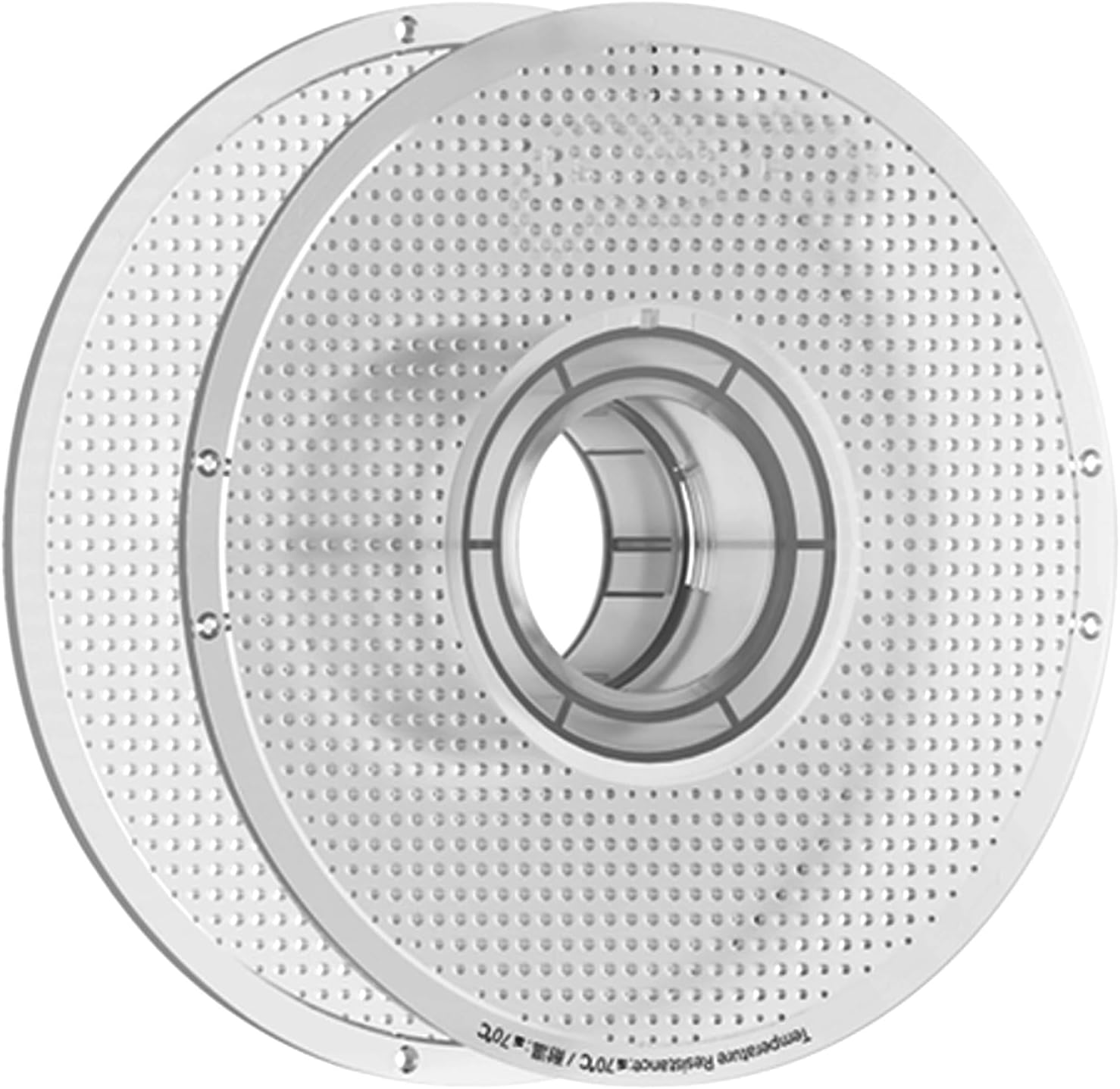 Compatible with BambuLab X1, P1, A1 AMS Lite Original Reusable Low Temperature Detachable Spool, 3D Printer Reel Holder, for 1.75mm Filament PLA,PETG,TPU(Only 1KG, Clear/White Random)