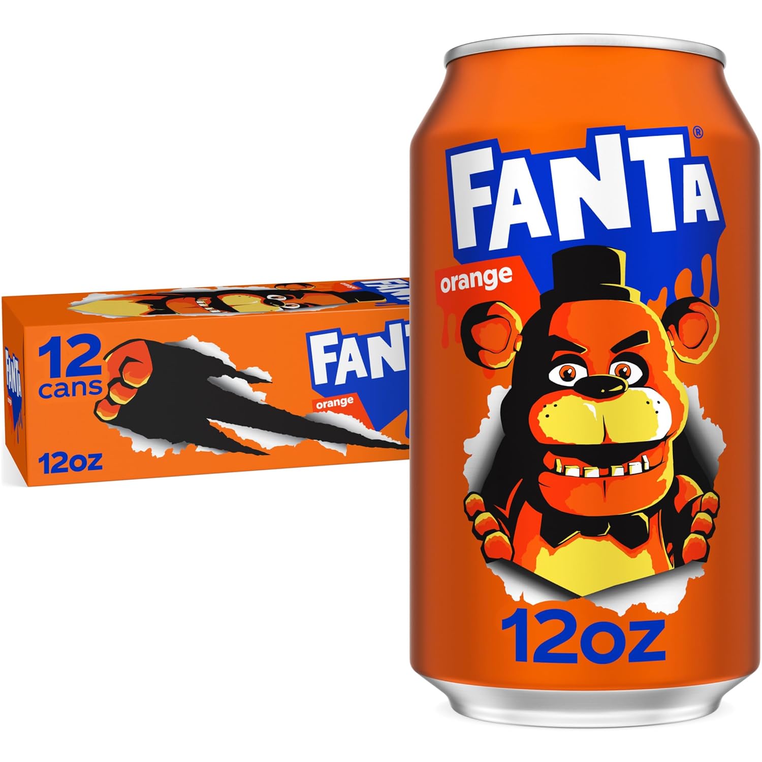 Fanta Orange, 12 fl oz, 12 Pack