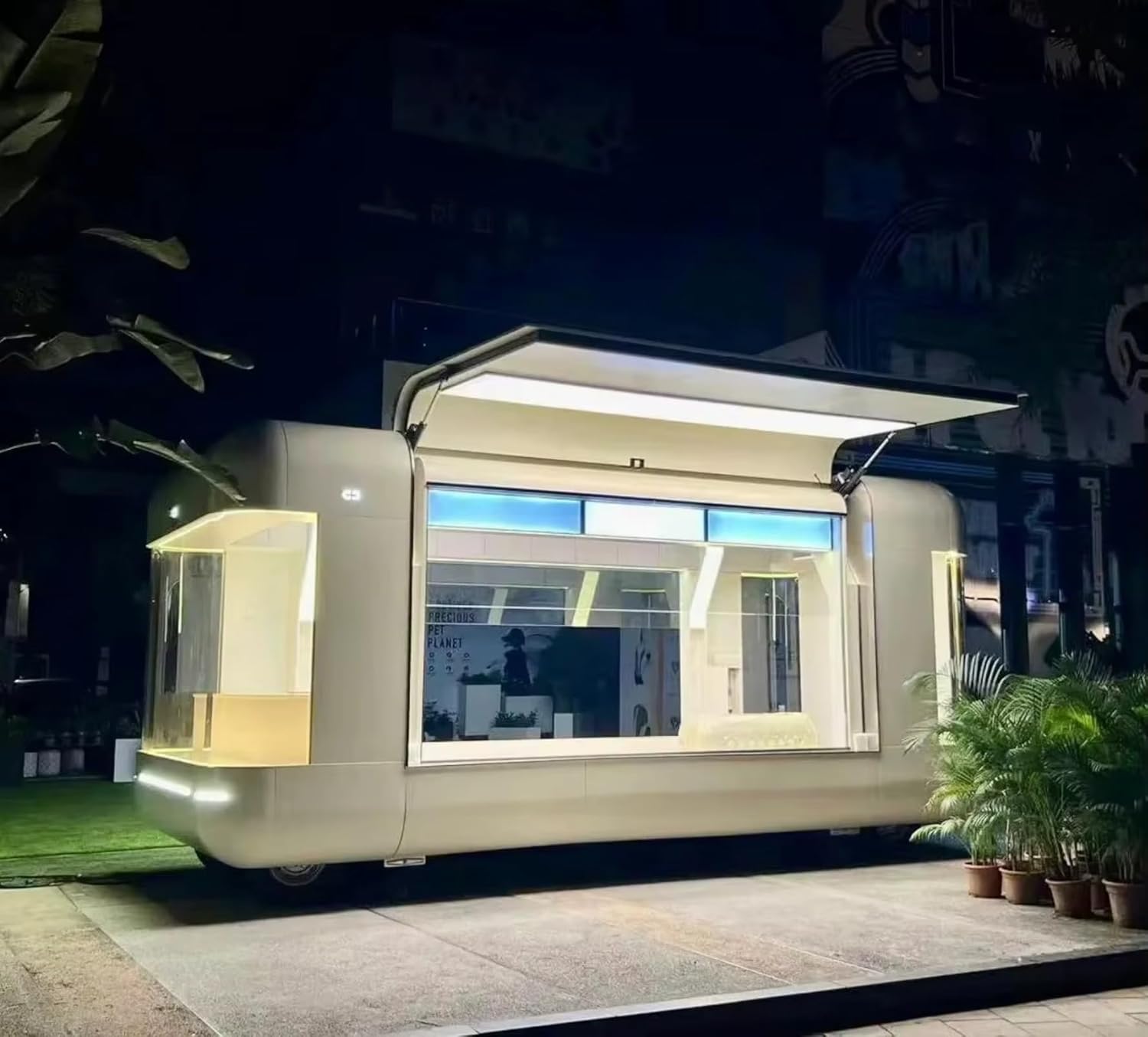 Mobile Ice Cream Food Trailer Dessert Food Truck at