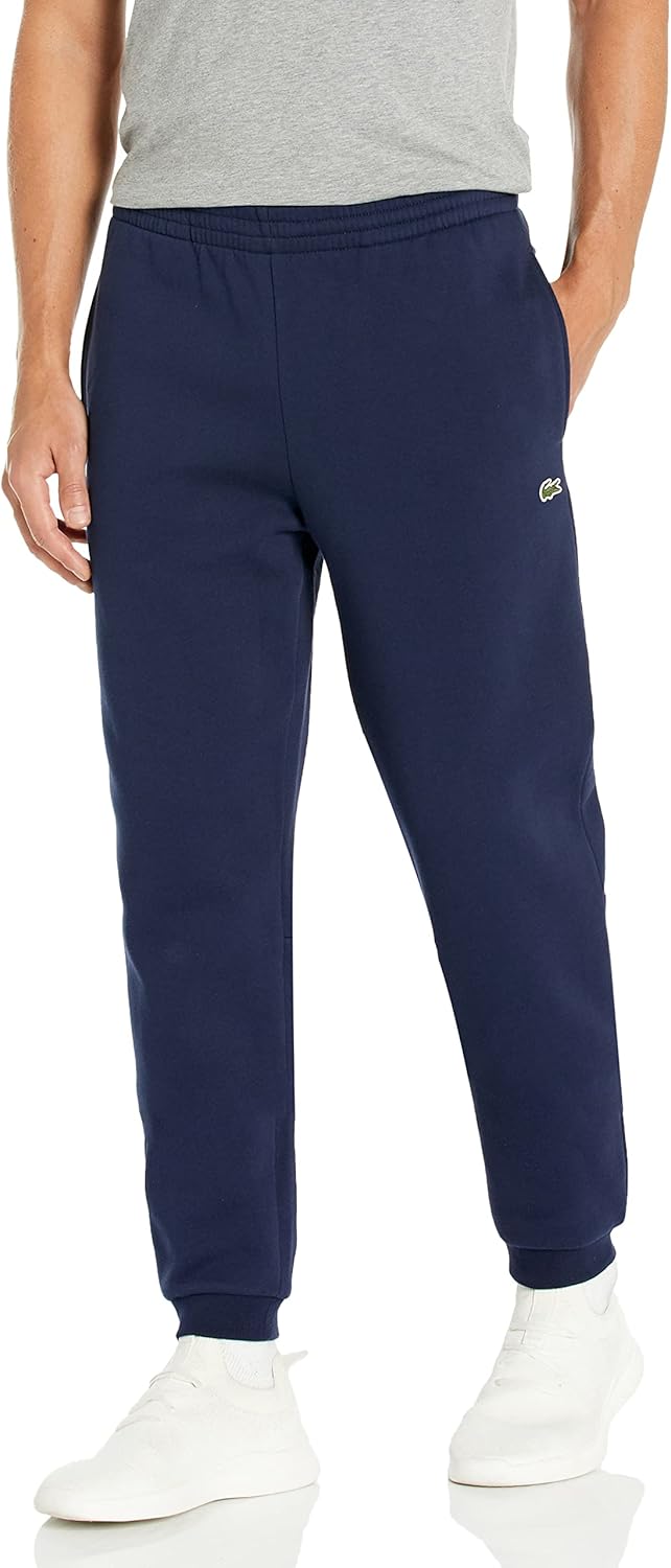 Lacoste Men's Solid Fleece Jogger Sweatpants