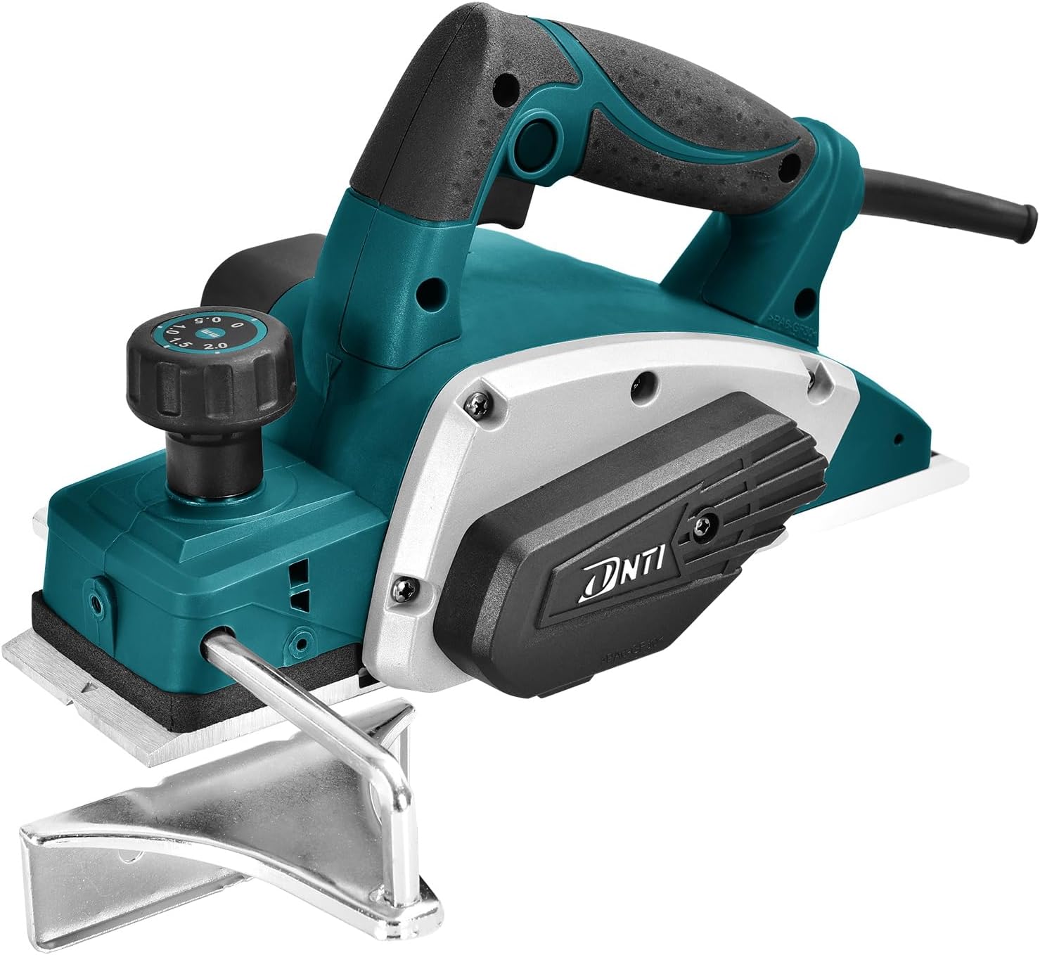 DNTI 5amp Electric Hand wood Planer for Wood 16000rpm Planers Woodworking Tool corded electric Handheld Planers for Wood Chamfer DIY 3-1/4 Inch Cut Width power planer (58215B)