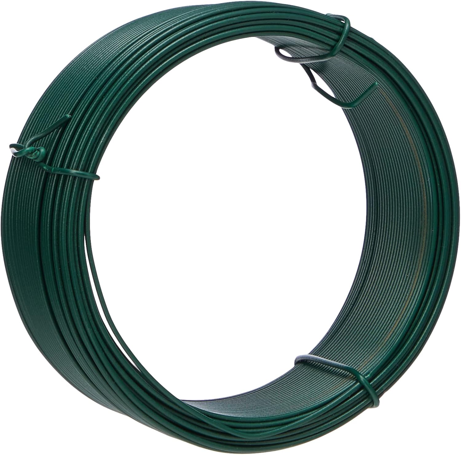Merriway® BH00134 Plastic Coated 16 Gauge Garden Wire (AWG16) - 97.5 feet - Green