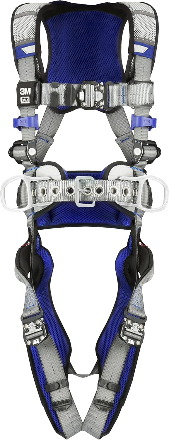 3M DBI-Sala ExoFit X200 Comfort Construction Positioning Safety Harness 1402106, Medium