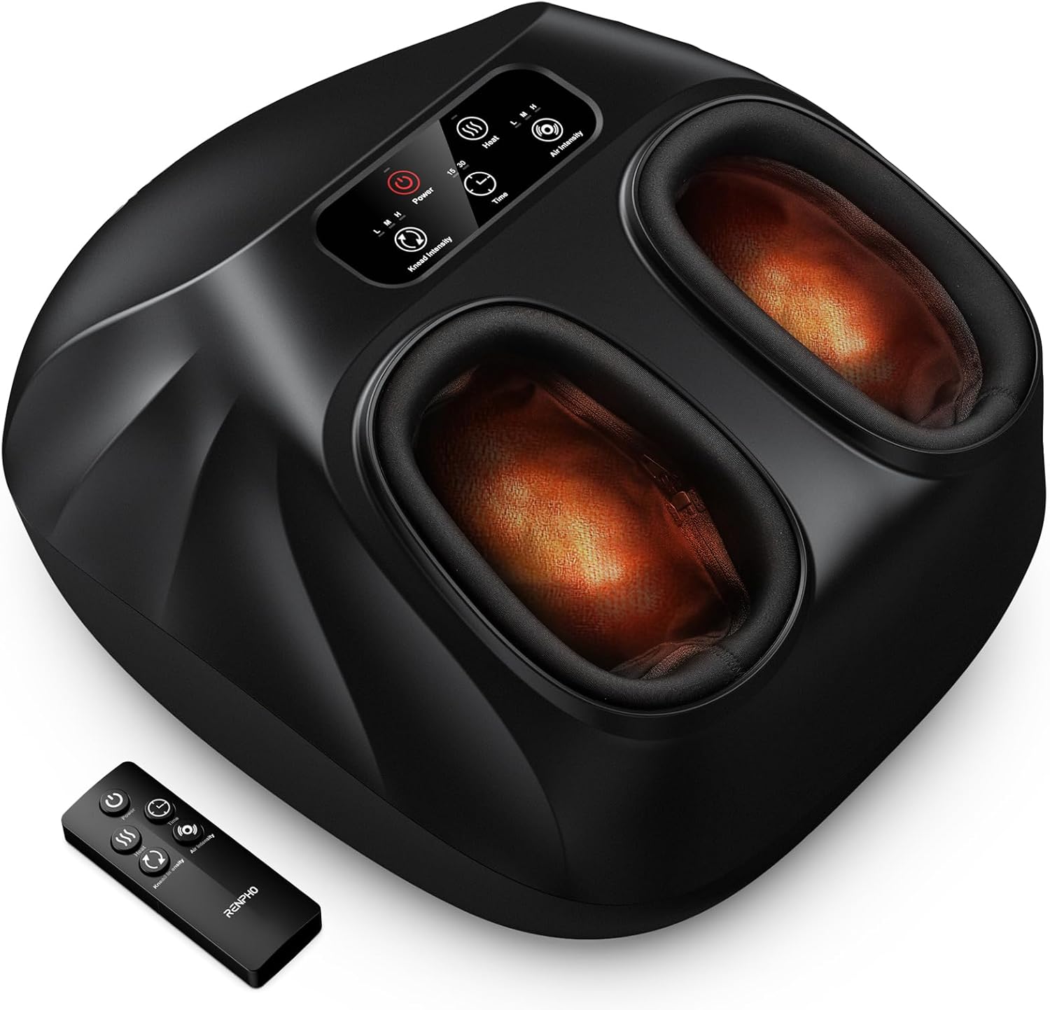 RENPHO 2025 Full Foot Massager, FSA HSA Eligible, Deep Kneading Foot Massager for Neuropathy, Plantar Fasciitis, True Feet Massage, Wireless Control, HSA Store Eligible Items, Up to Size 14