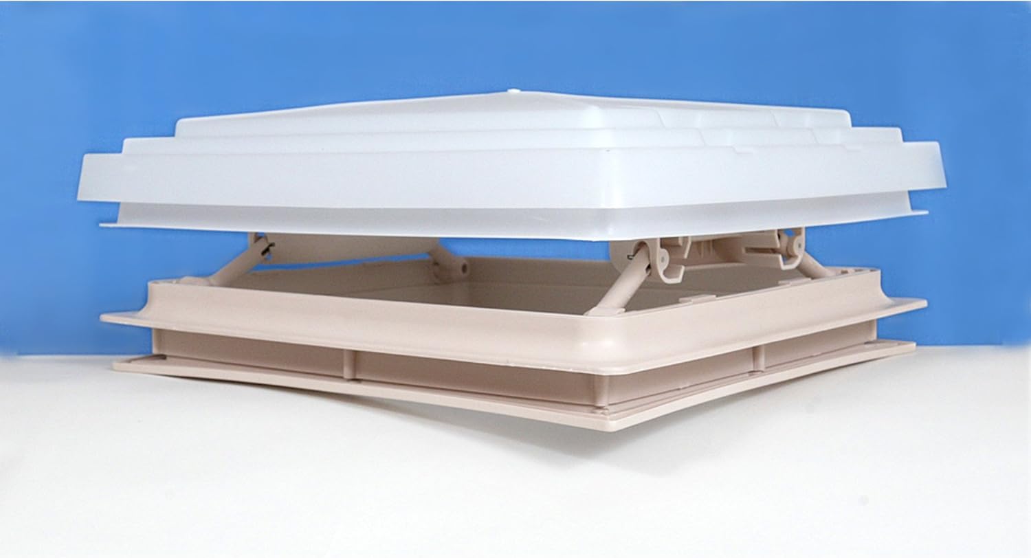Roof Vent Sky Light Caravan Motorhome 400 x 400mm Flynet Beige MPK Rooflight