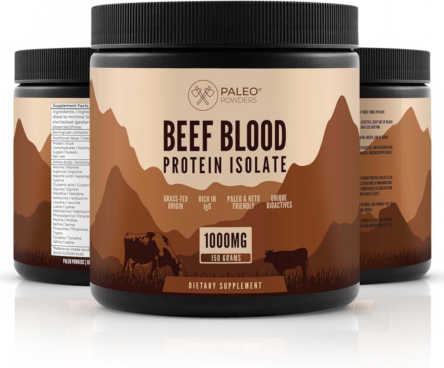 Beef Blood Protein Isolate - Grass-Fed Cattle - 150 g