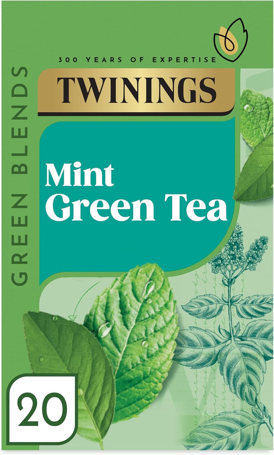 Twinings Mint Green Tea 20 Tea Bags