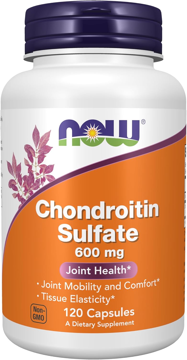 NOW Supplements, Chondroitin Sulfate 600 mg, Joint Support*, 120 Caps