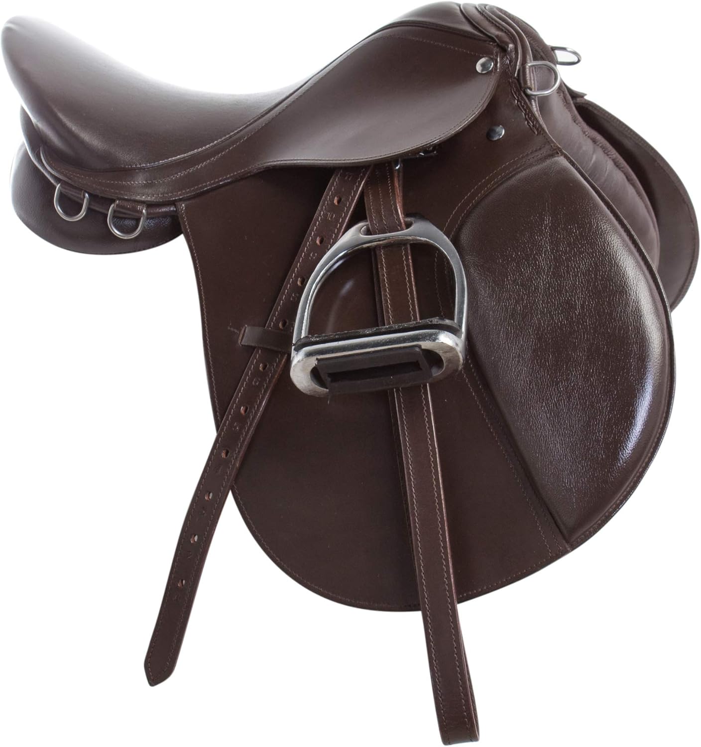 New Brown All Purpose English Riding Horse Saddle
