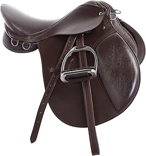 New Brown All Purpose English Riding Horse Saddle