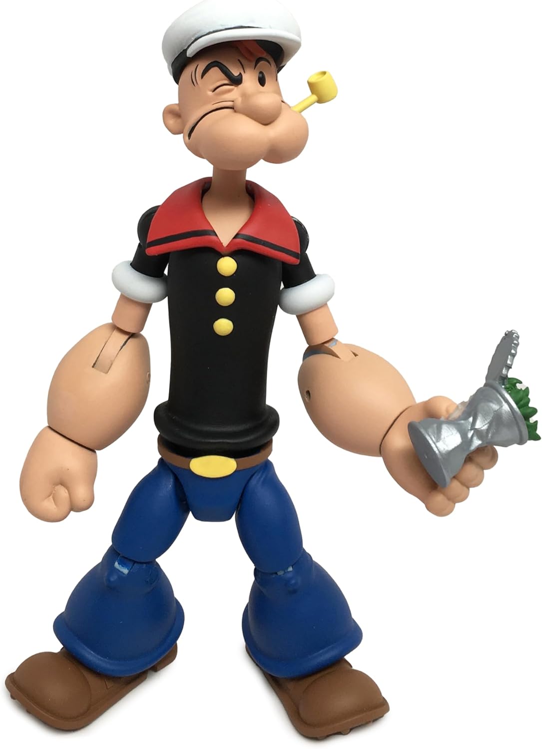 Boss Fight Studio Popeye the Sailor Man Popeye Classics Wave 1 Action Figure – Highly Articulated Figurine with Accessories Including Can of Spinach, Alternate Hands and Head, and Removable Hat - 1:12