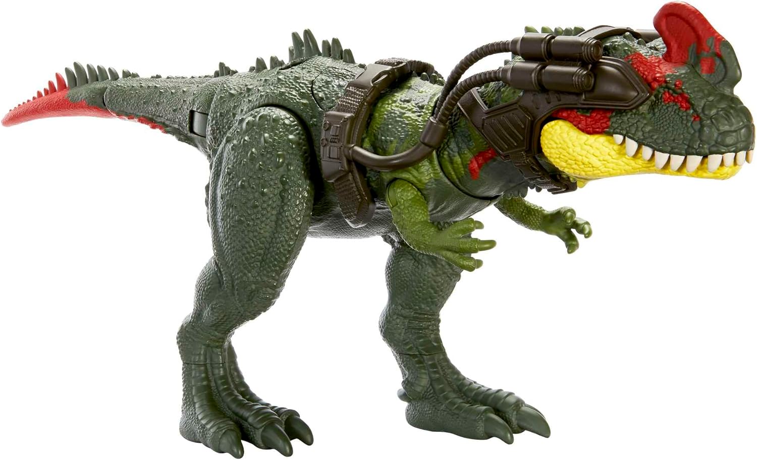Jurassic World Dominion Gigantic Tracker Sinotyrannus Large Dinosaur Figure Age 3+ with Attack Motion & Tracking Gear, Toy Gift with Physical & Digital Play​