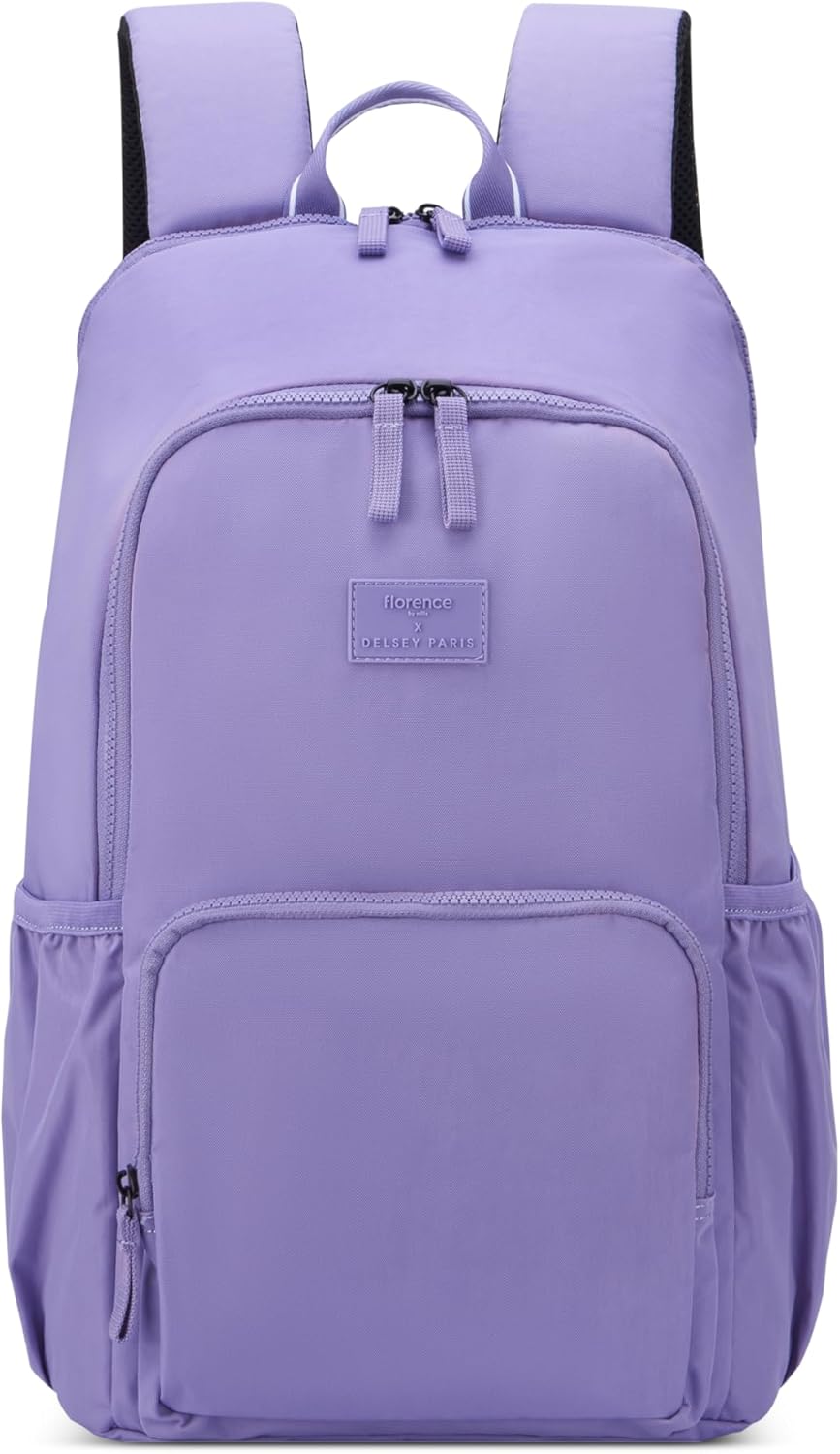 florence by mills Fresh Start Laptop Travel Backpack, Lavender