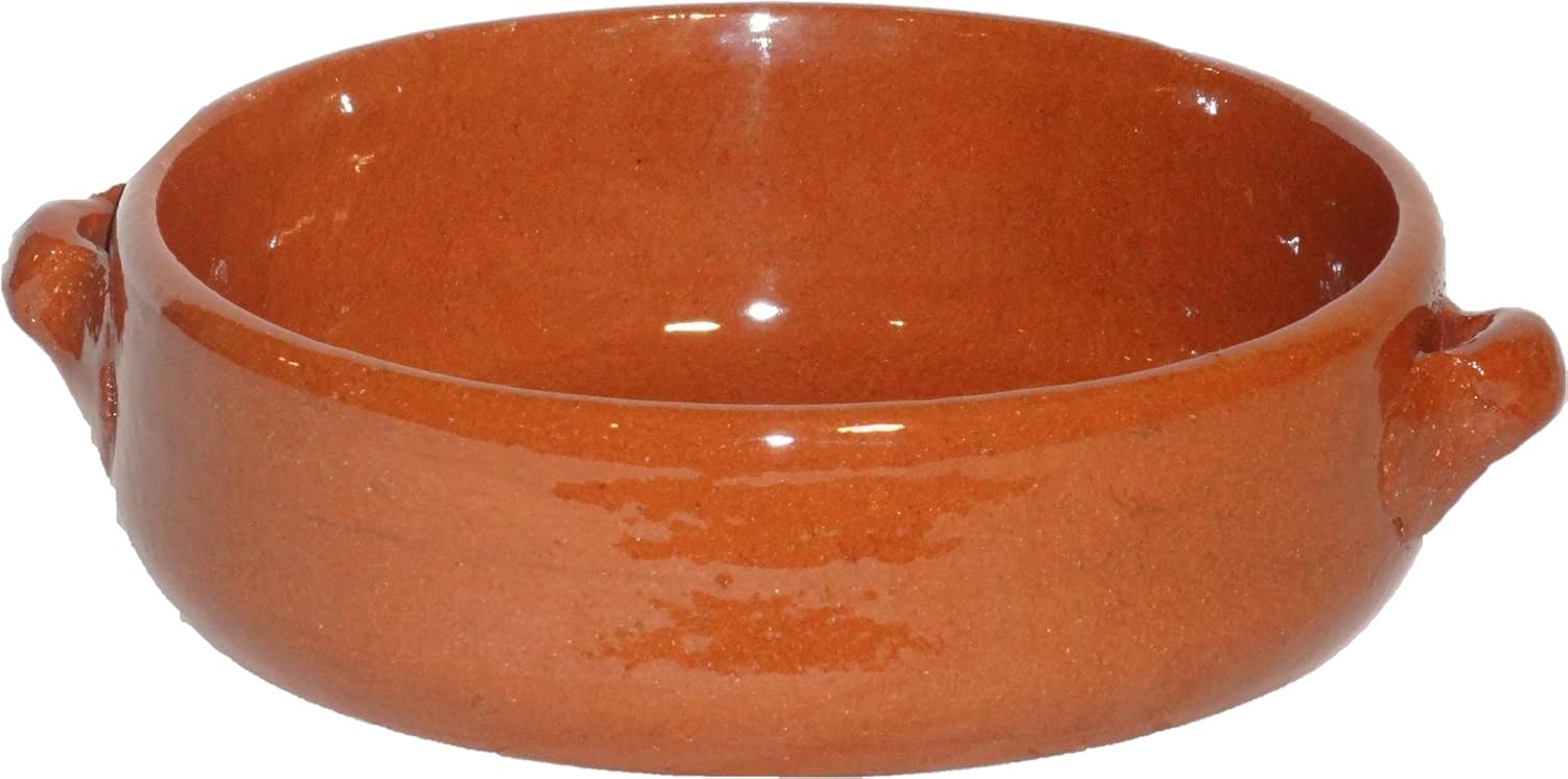 Amazing Cookware Natural Terracotta 15cm Deep Dish, Brown