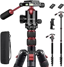 Tripod for Camera, 83" Camera Tripods & Monopods with Metal Handle, Professional Aluminum Camera Tripod, Heavy Duty Tripod for DSLR Camera Lasers Spotting Scope Binoculars Telescope, Payload 35Lb