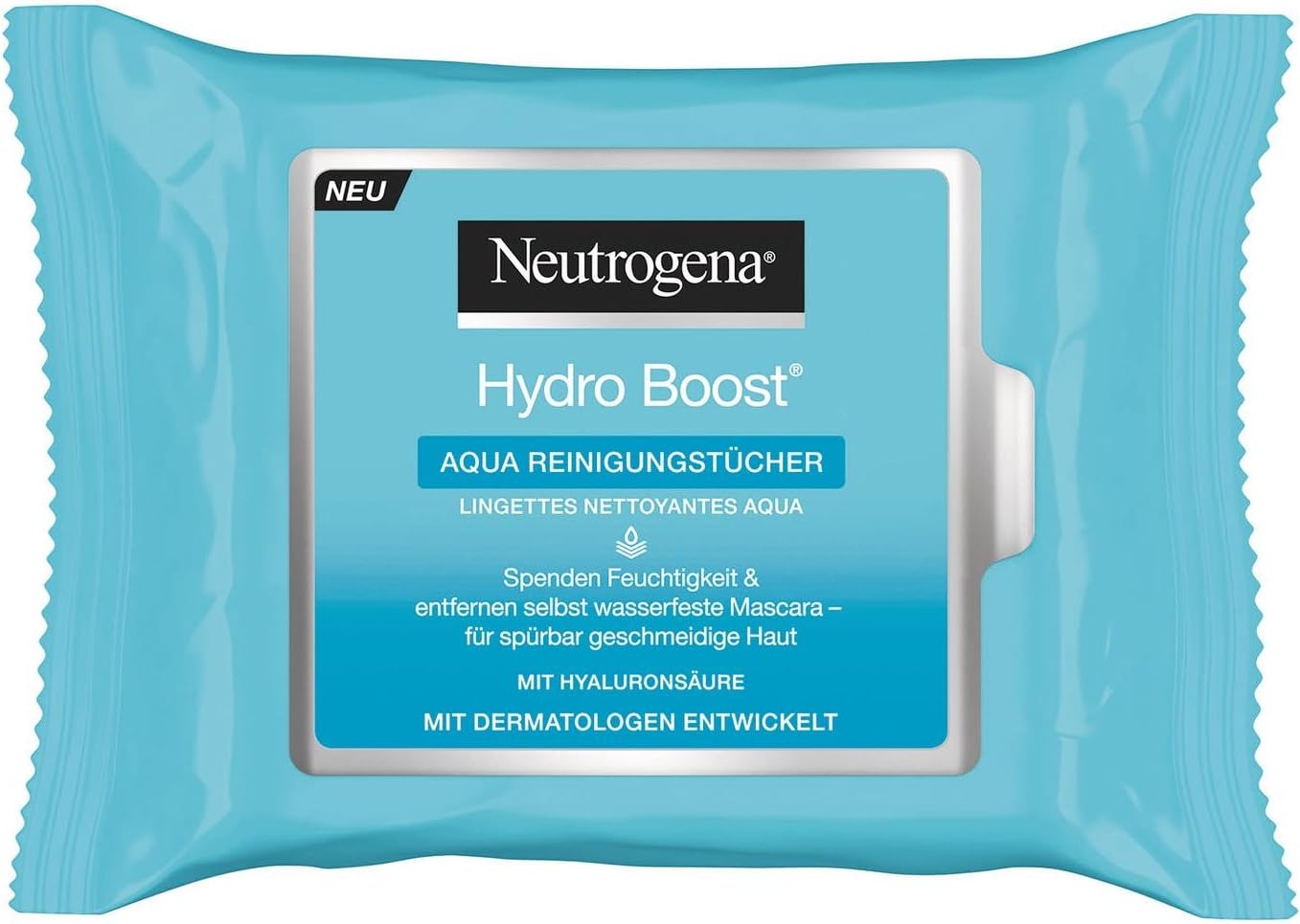 Neutrogena Hydro Boost Aqua Cleaning Cloths, Pack of 25