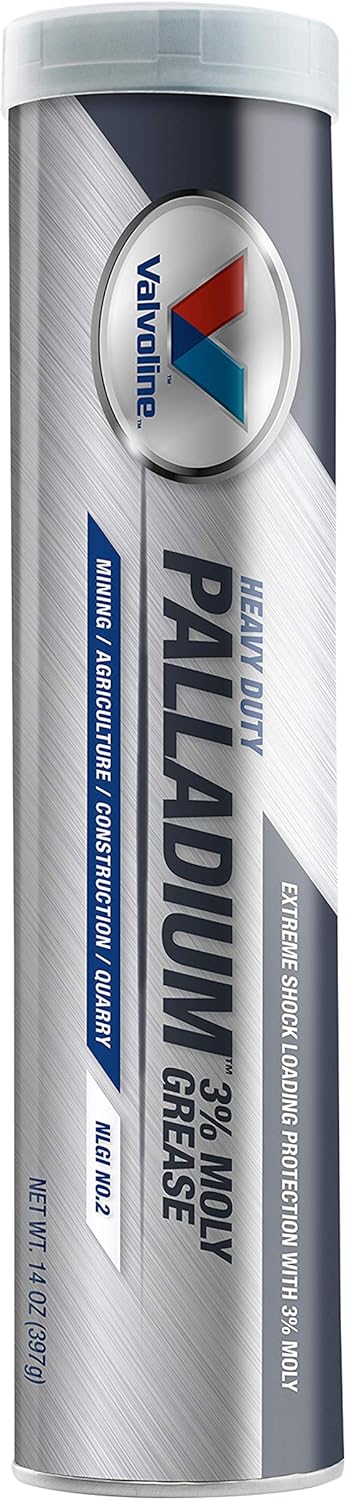 Valvoline Palladium #2 3% Moly, Heavy Duty (HD) Grease 14.1 OZ Cartridge