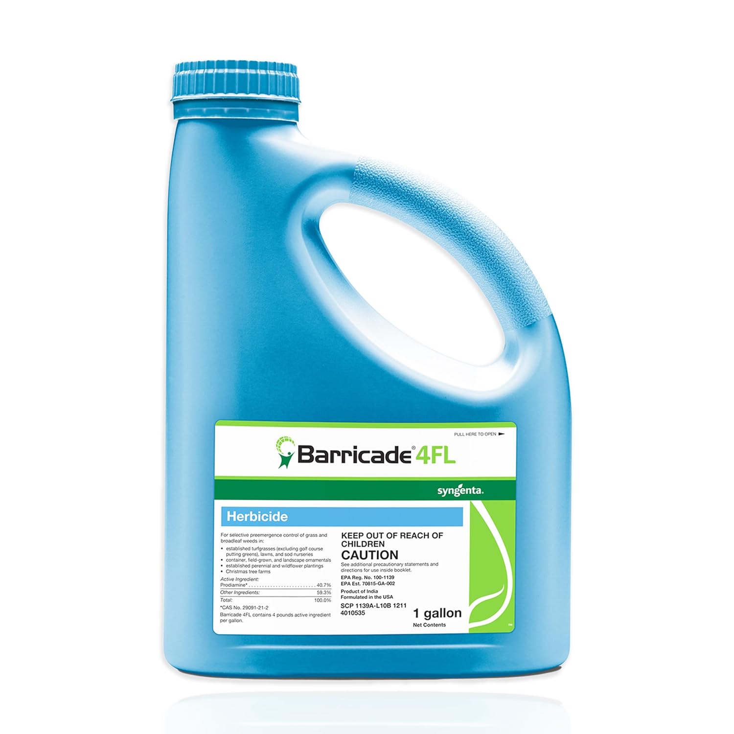 Syngenta Barricade 4FL Herbicide - Pre-Emergent Weed Control - Long Lasting Broadleaf Weed Prevention for Lawns, Turf Grass, Ornamentals and More (Gallon)
