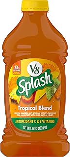 V8 Splash Tropical Blend Flavored Juice Beverage, 64 fl oz Bottle
