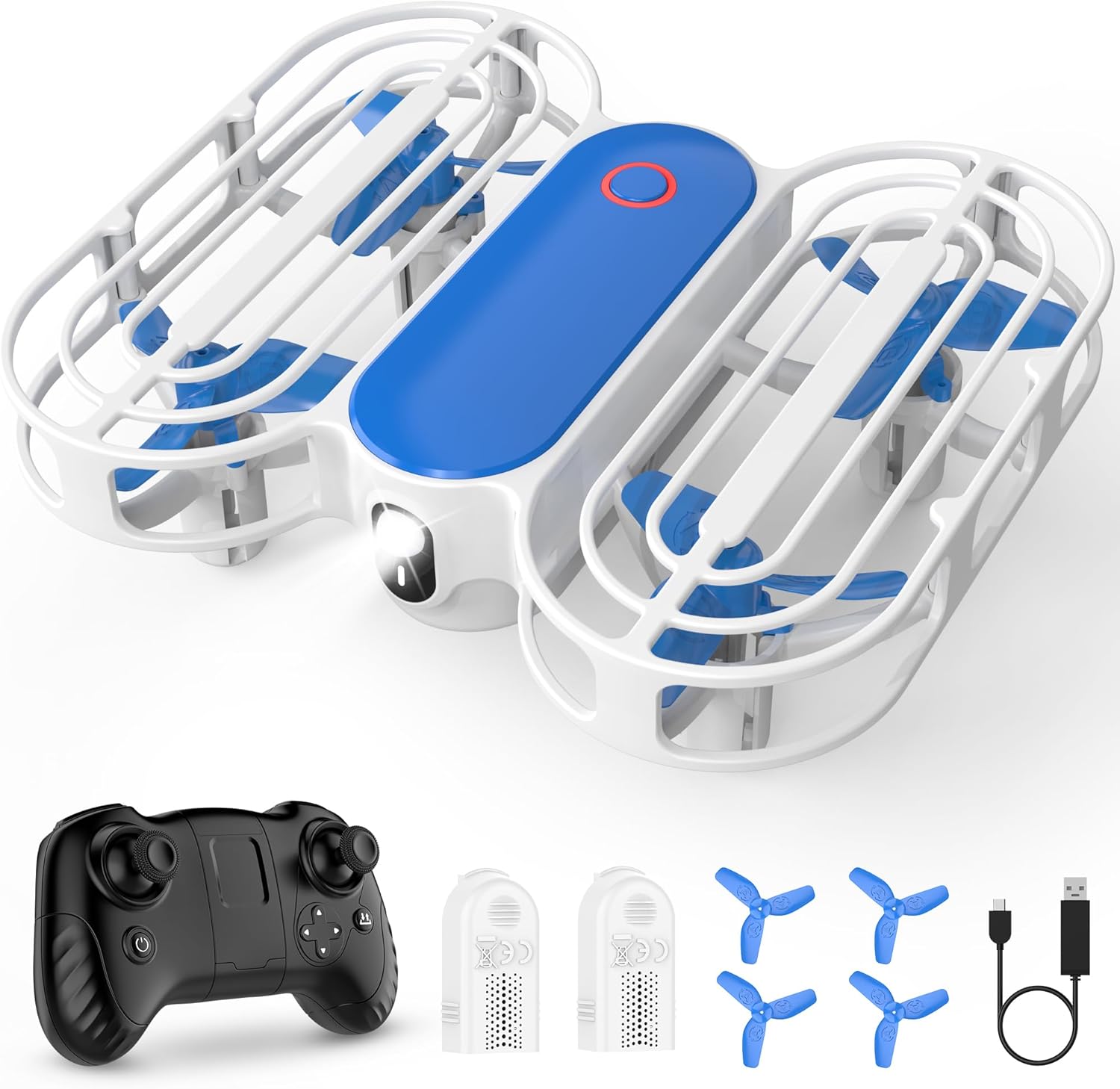 Drone for Kids, Drone with Altitude-Hold, 3D Flip, Circle Fly, Self-Rotation, Headless Mode, 3 Speed Modes, Palm Take-Off, One-Click Landing, Drone for Kids 14+, Beginners, Indoor