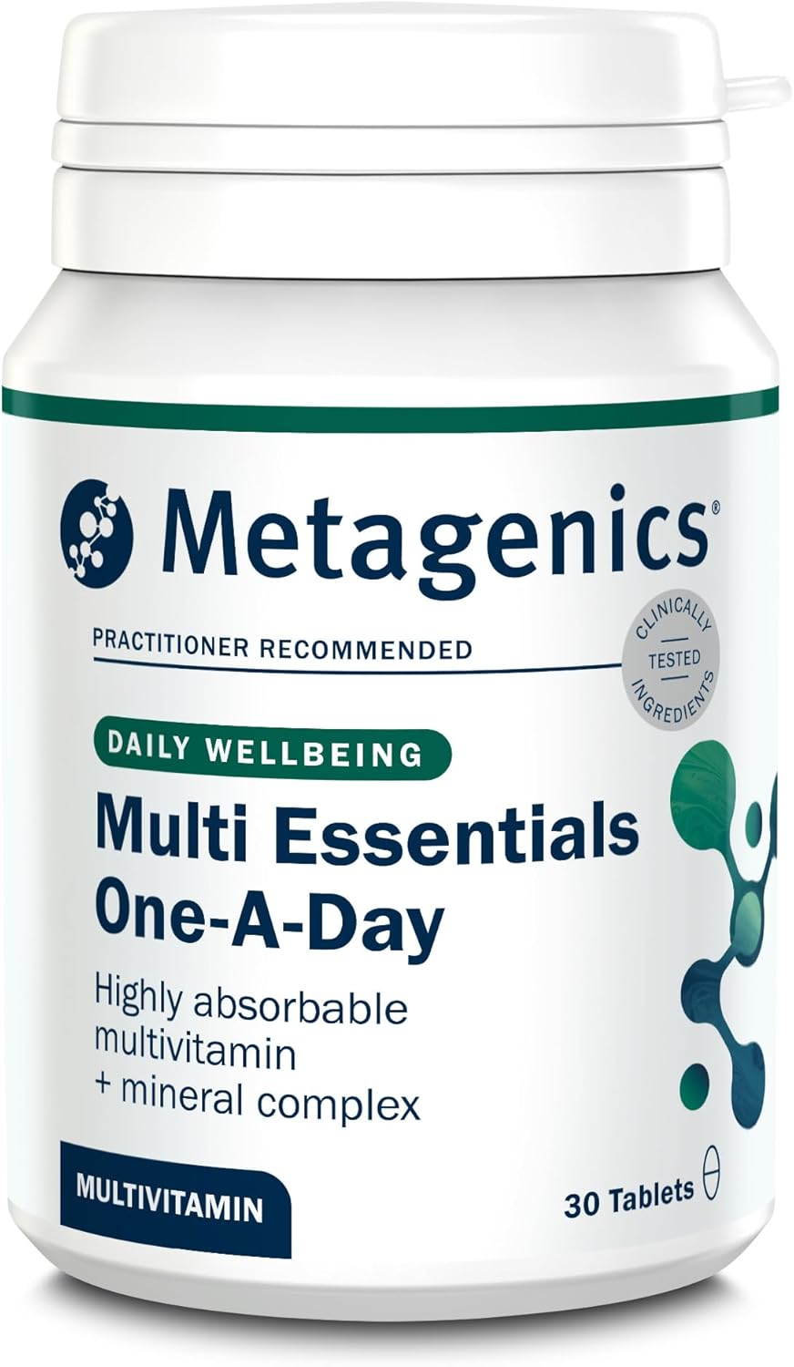 Metagenics - Multi Essentials One A Day Multivitamin - 26 Vitamins & Minerals - Vegetarian and Vegan - 30 Tablets