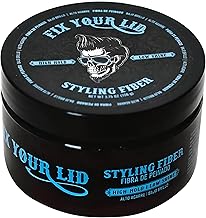 Fix Your Lid-Hair Styling Fiber for Men's and Boys' Short, Choppy Hair Types with High Hold and Low Shine, Infused with Pleasant Citrus Scent, Paraben and Phthalate Free,3.5 oz