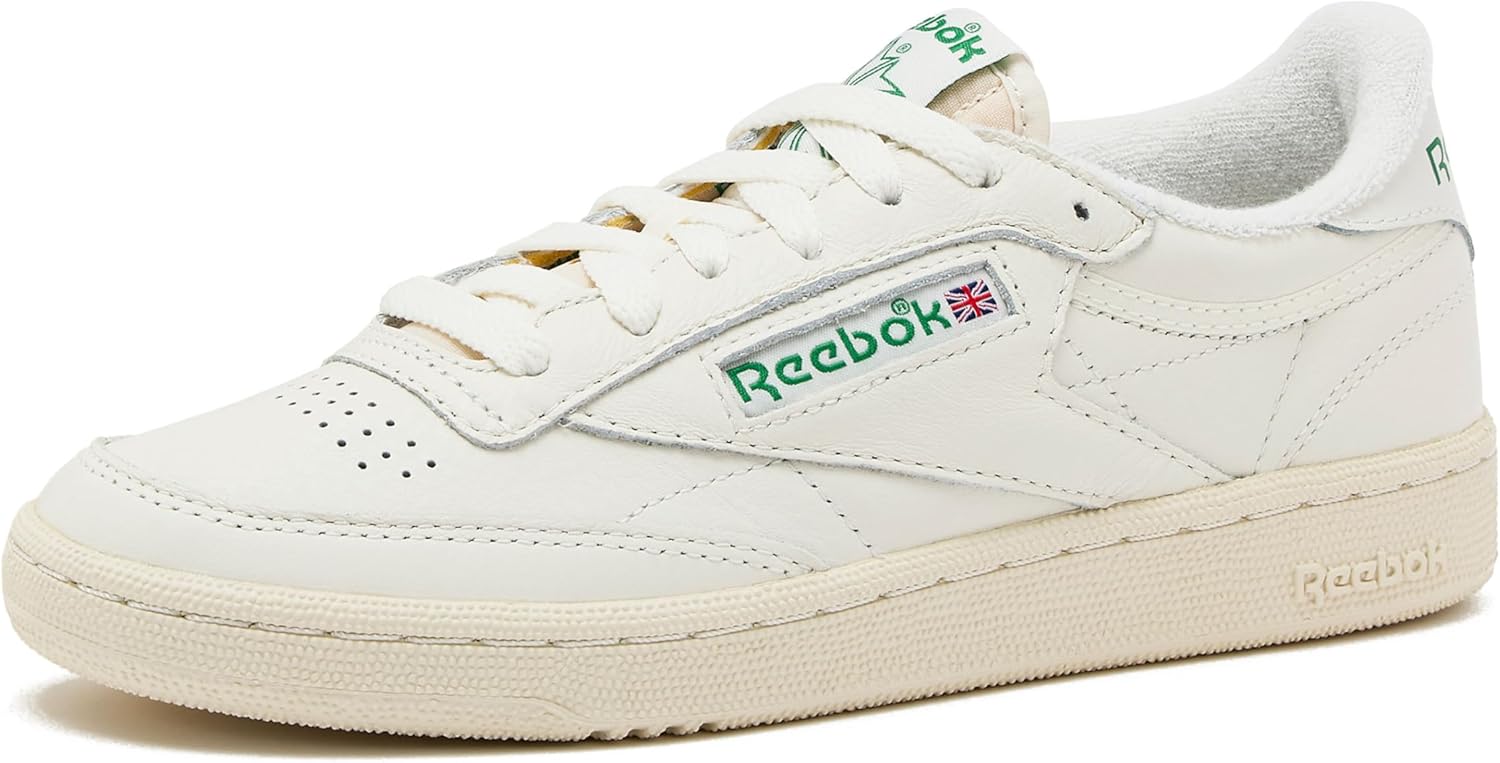 Reebok Women's Club C 85 Vintage Tennis Sneakers, Casual White Shoes