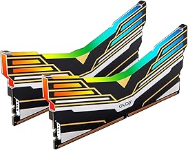 OLOy DDR4 RAM 16GB (2x8GB) Warhawk Aura Sync RGB 3200 MHz CL16 1.35V 288-Pin Desktop Gaming UDIMM (MD4U0832160BE0DA)