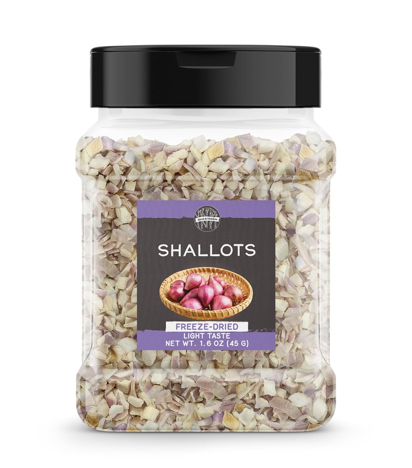 Birch & Meadow Freeze-Dried Shallots, 1.6 oz, Sauces & Marinades, Seasoning