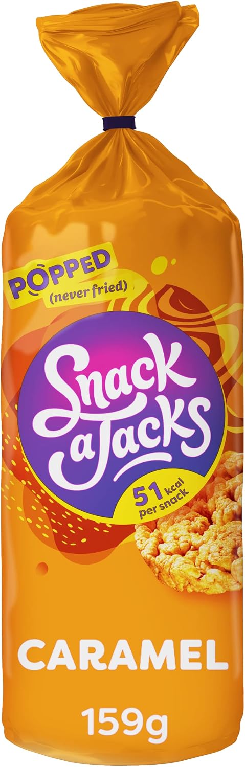 Snack a Jacks Caramel Flavour Rice Cakes, 159g
