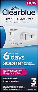 Clearblue Early Detection Pregnancy Test, 3 Ct