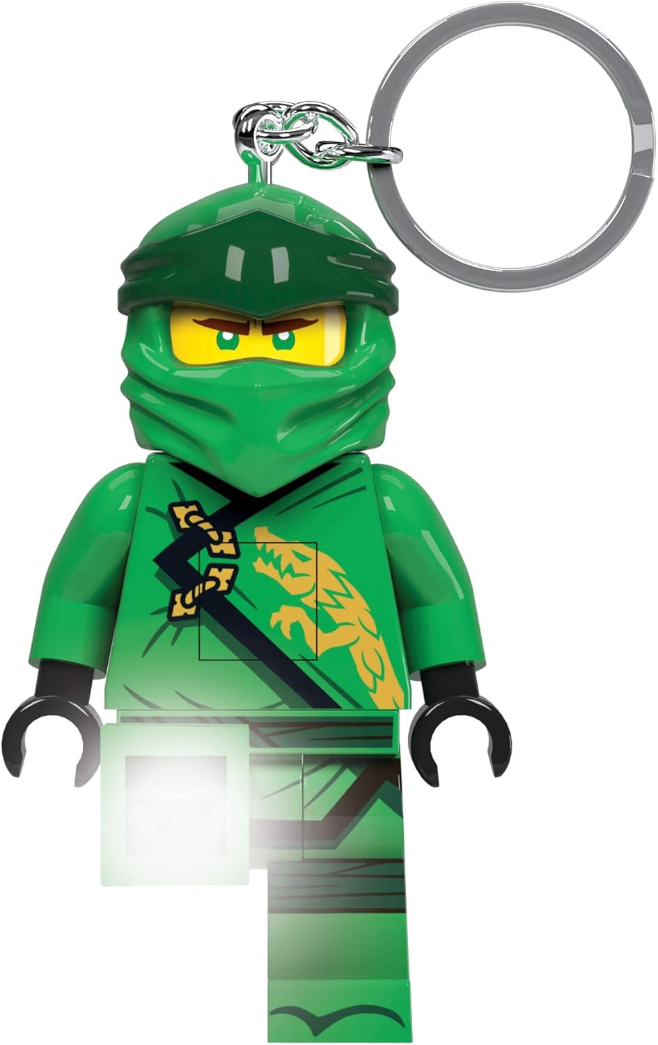 LEGO Ninjago Large 3 Inch Tall Figure Keychain Light - Lloyd (KE150H)