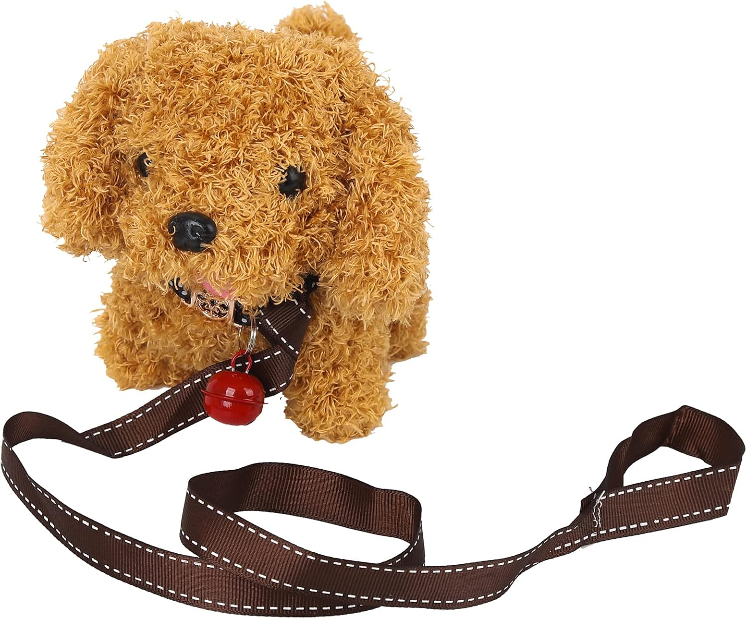 TSLBW Toy Puppy Plush Teddy Dog Toy Electronic Interactive Dog Gift for Boys and Girls Age 2 3 4 5 6 7 Years Old Plush Puppy Toy Walking Nod Barking Wagging Tail