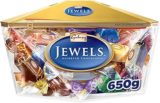 Galaxyy Jewelss, Assortment Chocolate Gift Box of 650g, Miniature Chocolate Pralines, Galaxy Chocolate Flavor Combination